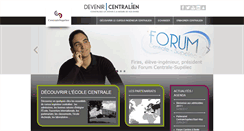 Desktop Screenshot of devenir-centralien.com